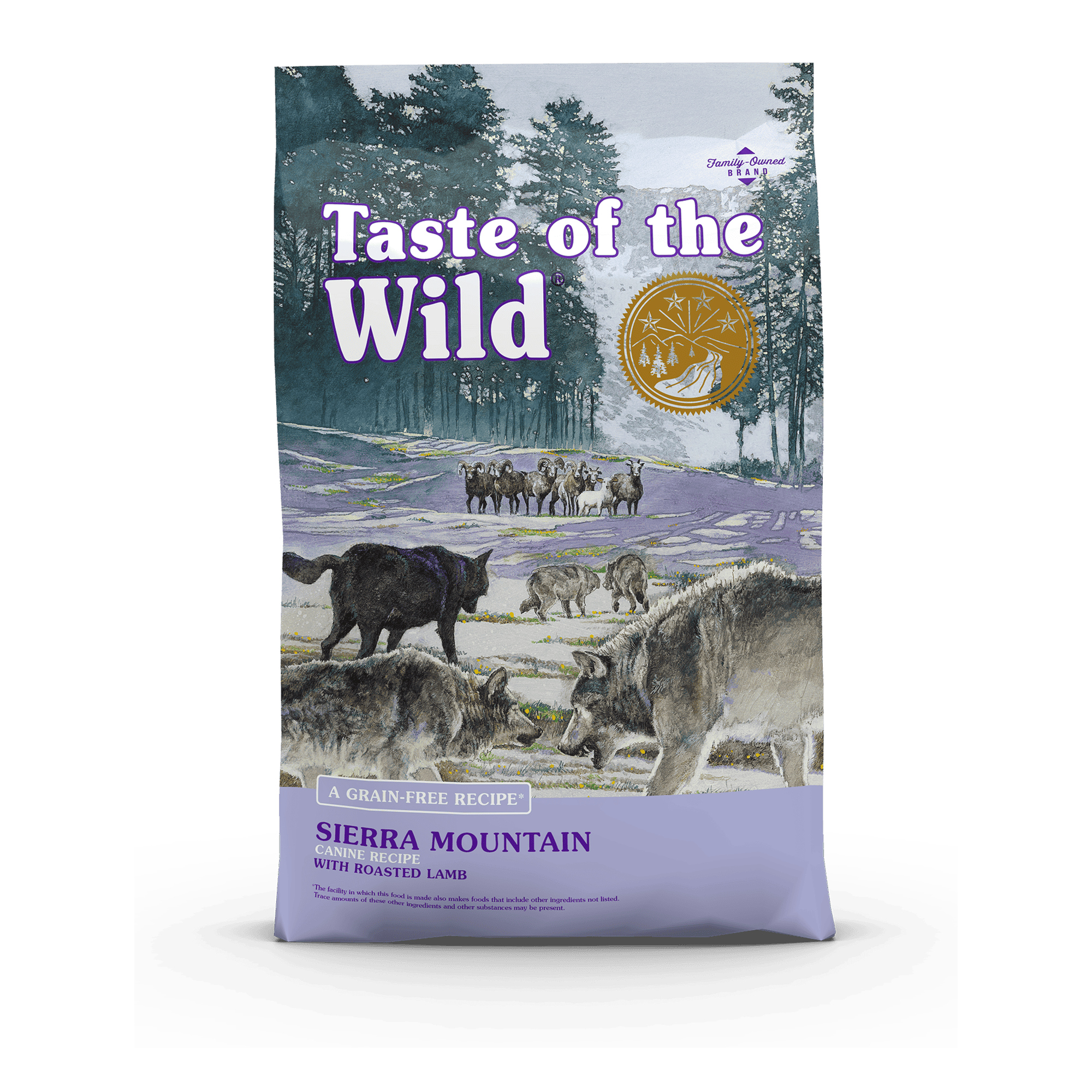 Taste of the Wild Sierra Mountain Canine Recipe - Cordero Asado