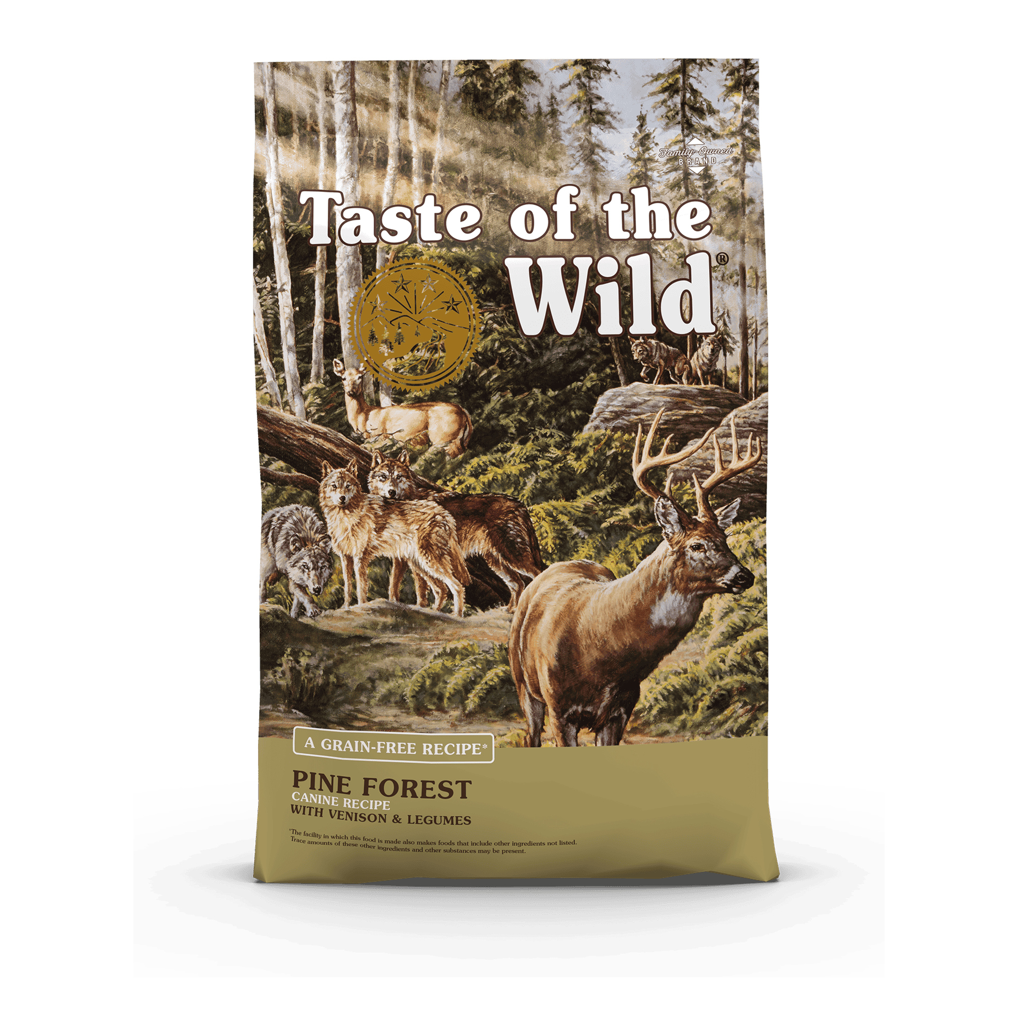 Taste of the Wild Pine Forest Canine Recipe - Venado y Legumbres